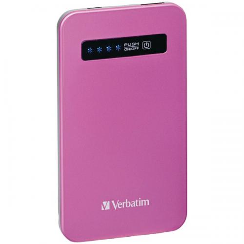 VERBATIM 98452 4,200mAh Ultraslim Power Pack (Pink)