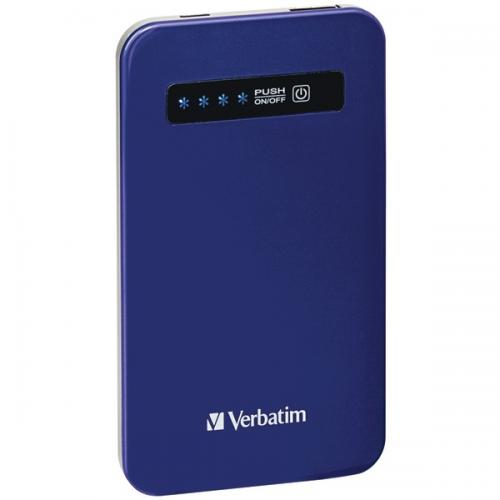 VERBATIM 98455 4,200mAh Ultraslim Power Pack (Cobalt Blue)