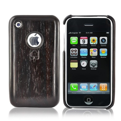 "Exclusive" TPhone Eco-Design Apple iPhone 3GS 3G 100% Hard Wood Back Cover Case - Sonokeling Wood